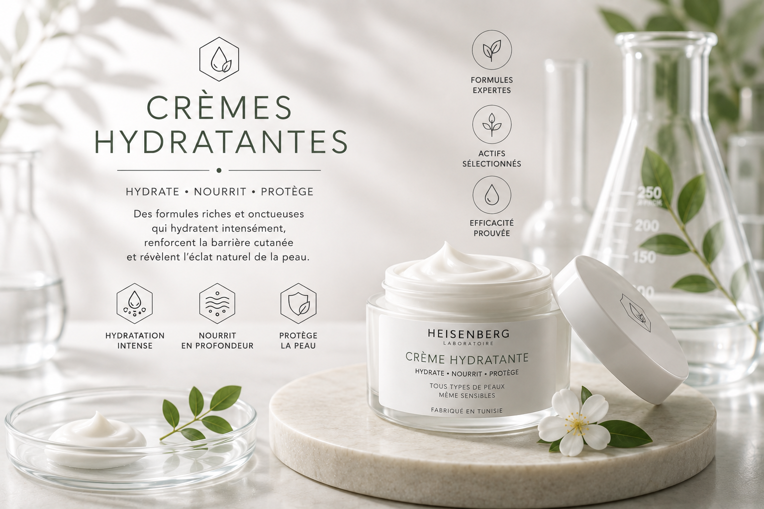 Crèmes hydratantes