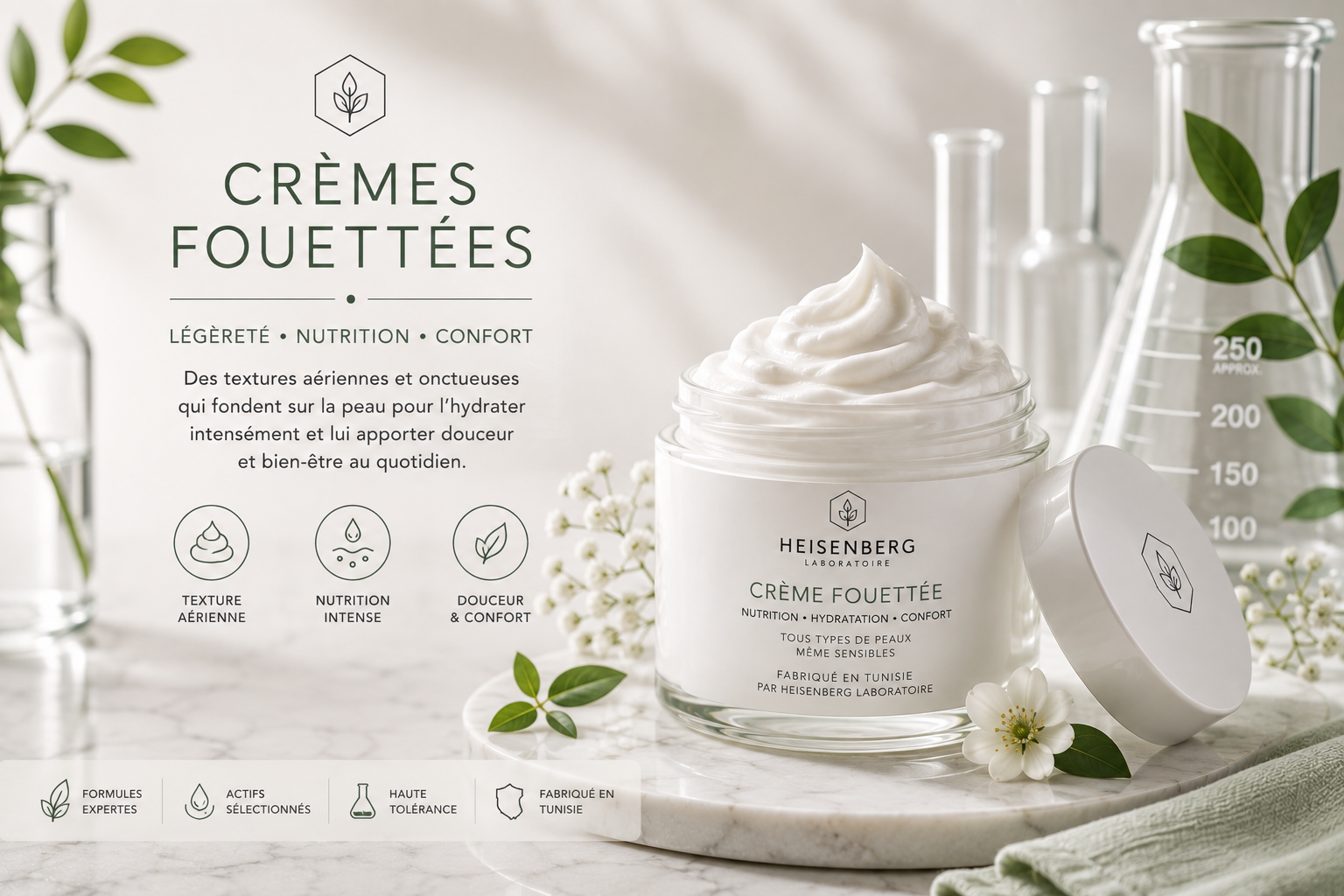 Crèmes fouettées