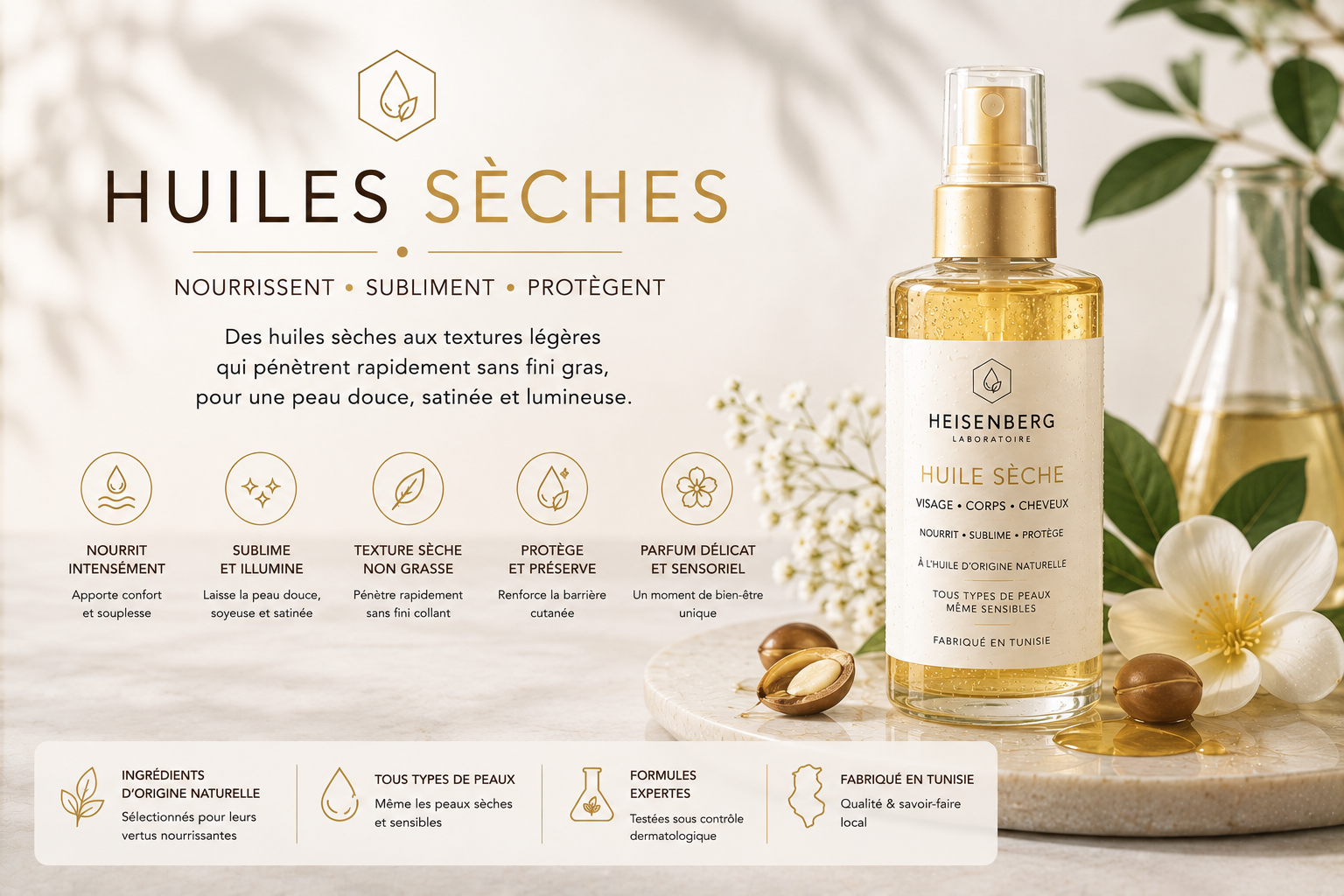 Huiles sèches